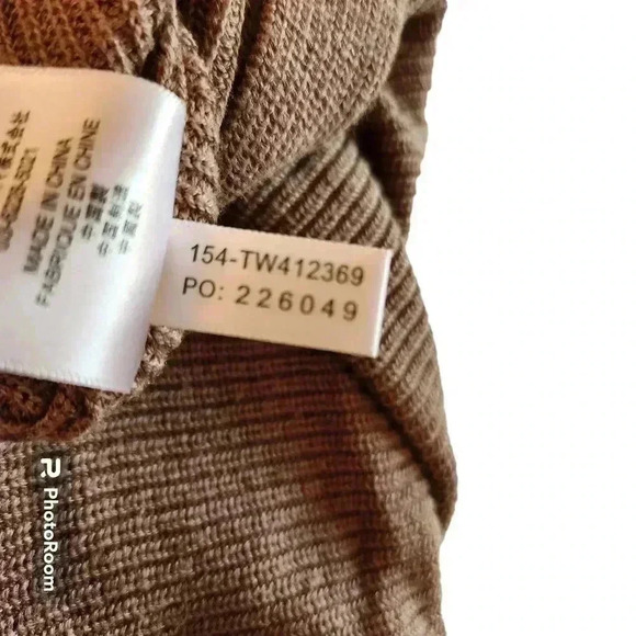 Tommy Bahama Sweater Pickford Ribbed Pullover Light Brown Size Small TW412369 - Picture 4 of 8